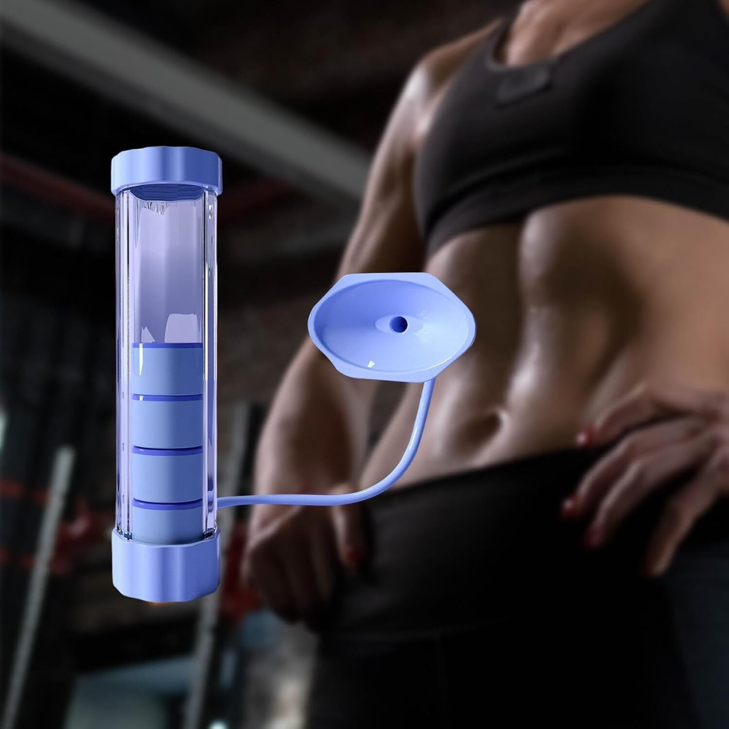 Breathing Exercise Device Adjustable Weighted Core Strength Trainer Improves Breathing Exerciser