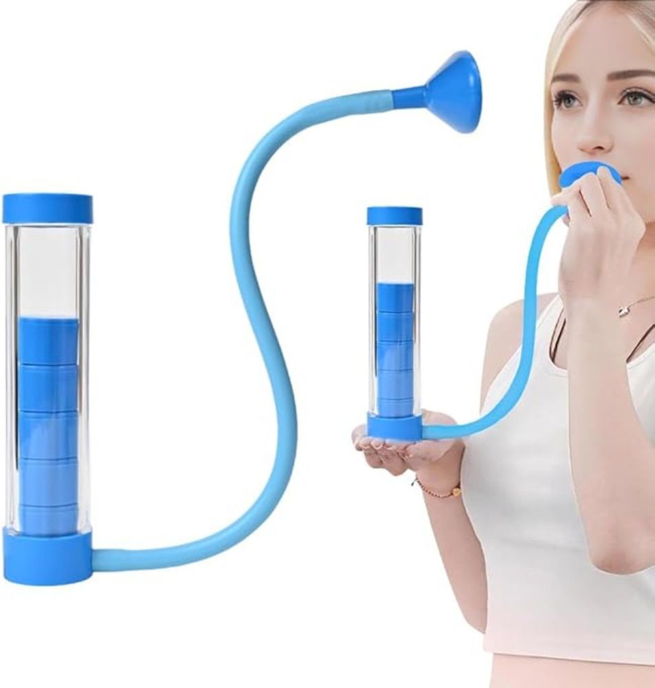 jashpvi Breathing Exercise Device for Lung Training, Washable Trainer Blue Breathing Exercise Device-picture-23