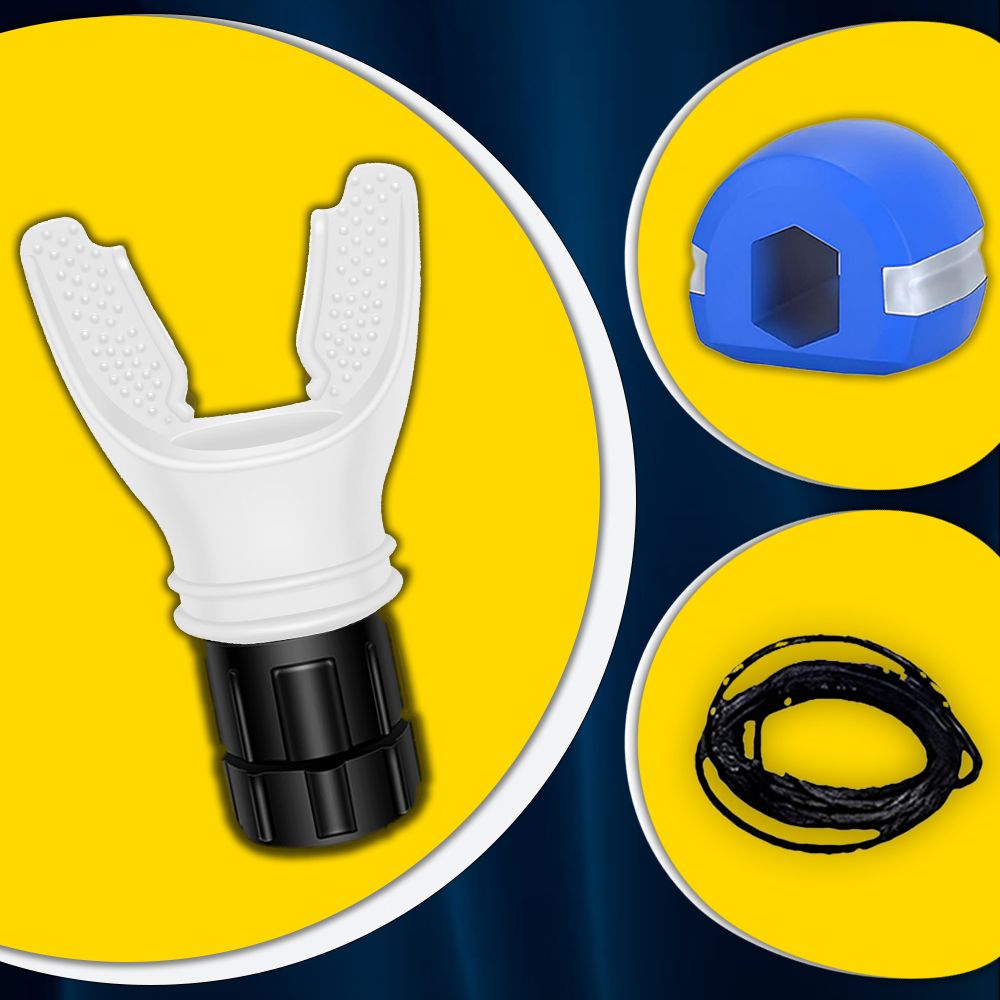 Breathing Trainer & Jaw Trainer Combo – Enhance Lung Capacity & Jaw Strength Breathing Trainer