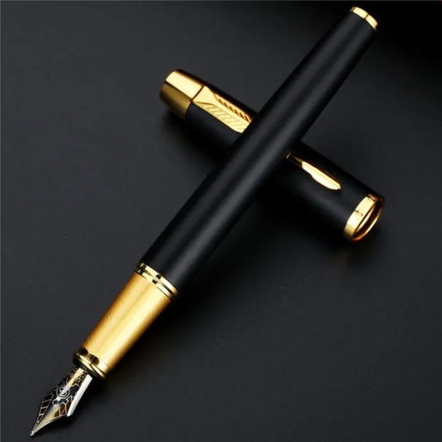 krink Krink® Antique Black Fountain Pen with Luxury Gold Finish – Executive Metal Fountain Pen-picture-44