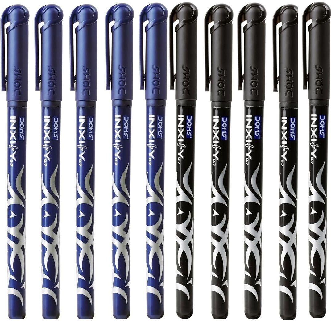 doms Inxify Ballpoint Pen| 0.7mm Needle Tip Break Free & Smooth Writing Ball Pen-picture-10