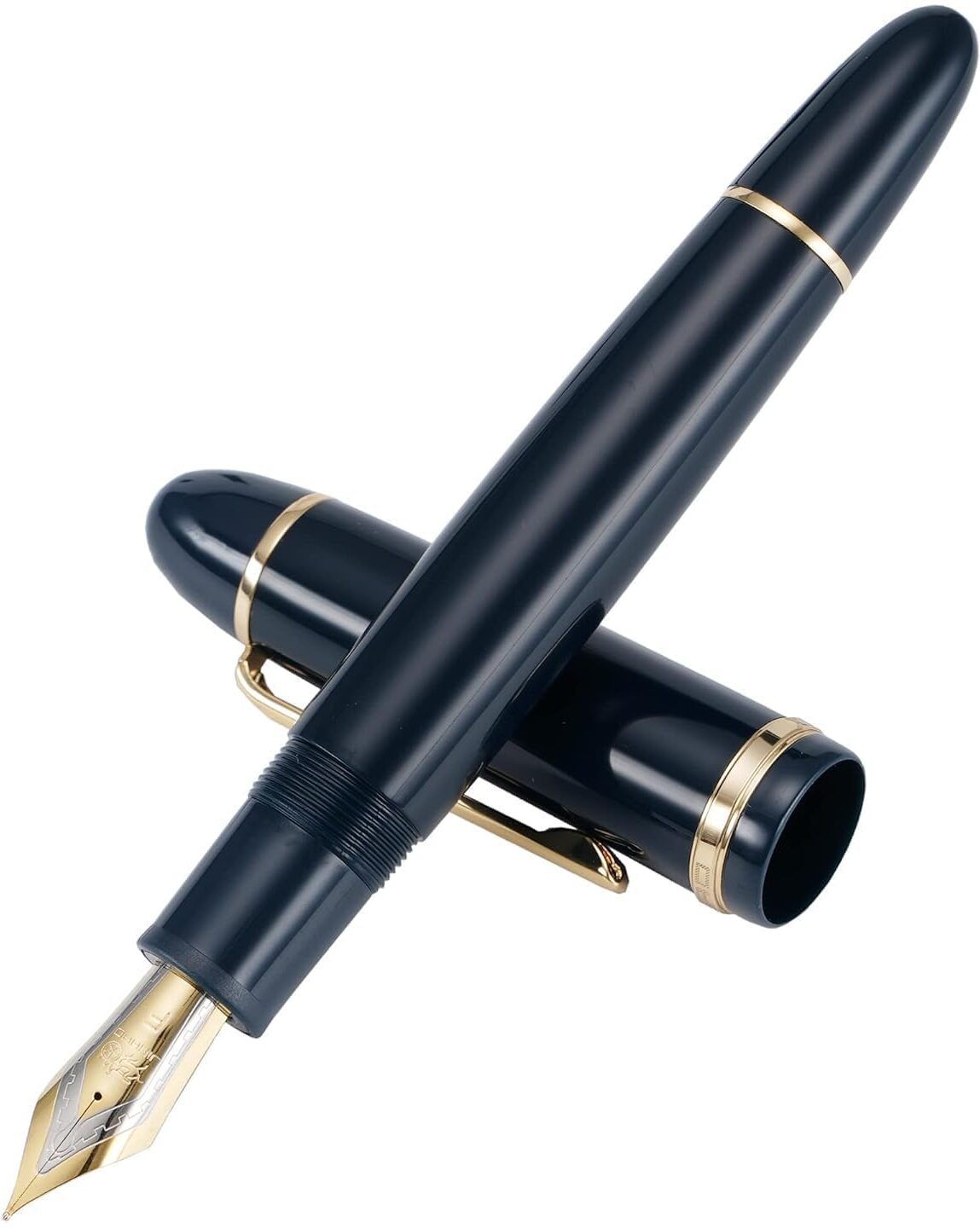 schubert Fountain Ink Pen BLUE, FINE Nib with Golden Trim.(Jinhao X159 BLUE) Fountain Pen-picture-38