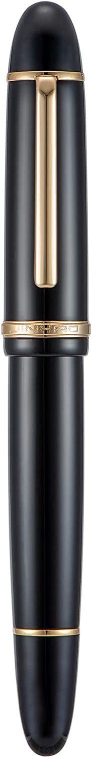levin X159 Black Acrylic Fountain Pen, Fine Nib Gold Trim Classic Design Fountain Pen Fountain Pen-picture-22