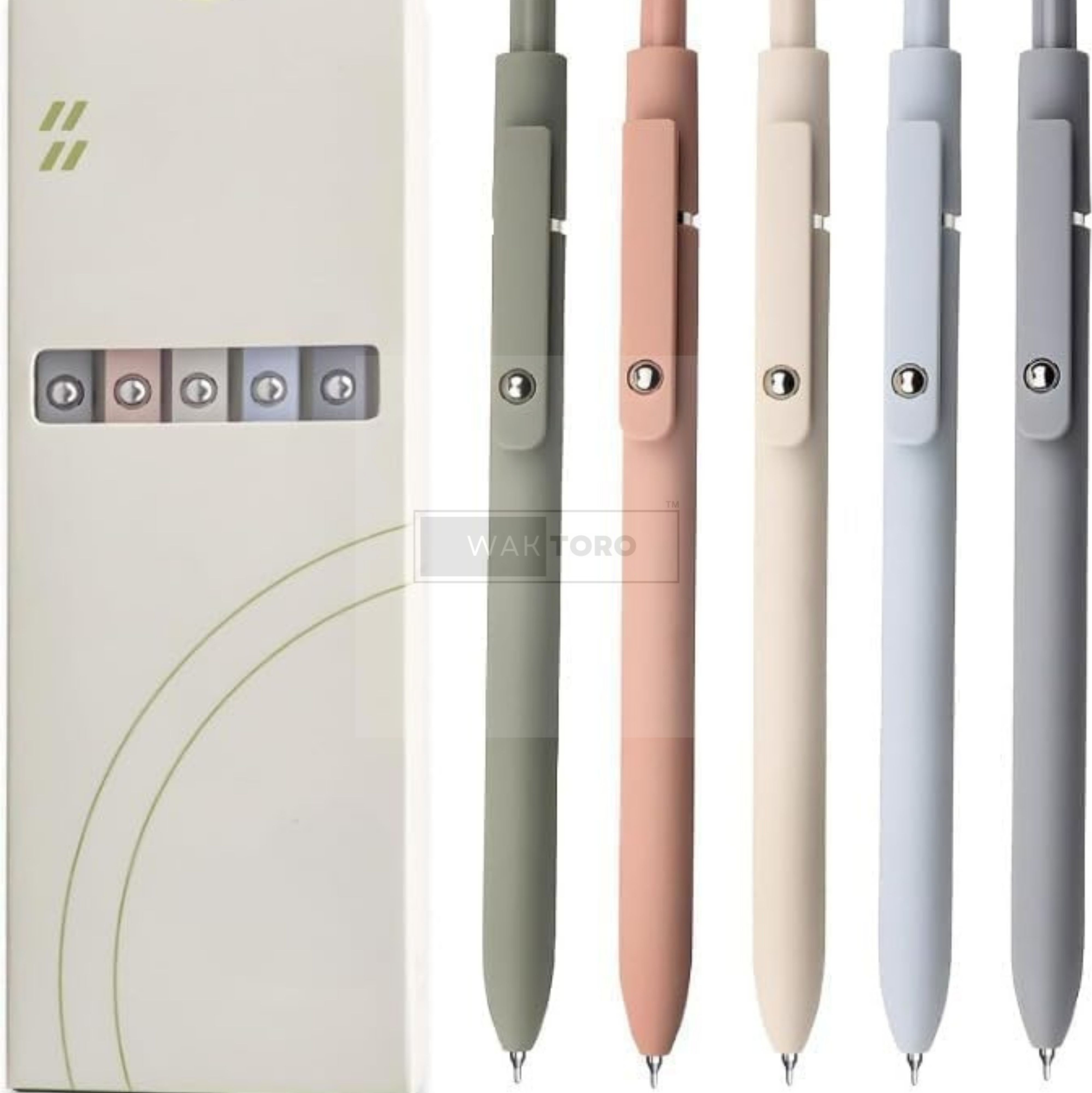 waktoro Gel Pen Set, Retractable Smooth Writing Pens Ball Pen-picture-30