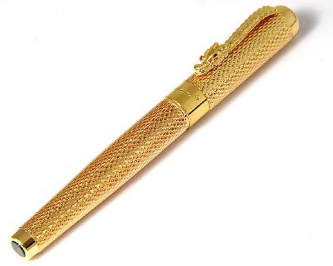 rksmart Golden Dragon Red Crystal Eyes Fountain Pen with Push in Style Ink Converte Fountain Pen-picture-26
