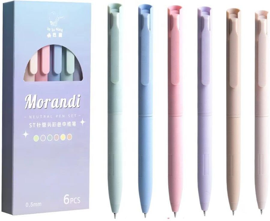 nerdsandperks Smooth Pens with Comfortable Grip for School, Office Journaling and Creative Use Gel Pen-picture-20