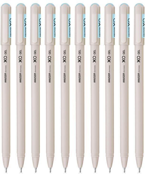 hauser XO Gel Pen Blister Pack | Sleek Body & Minimalistic Design With Matt Finish Ball Pen-picture-13