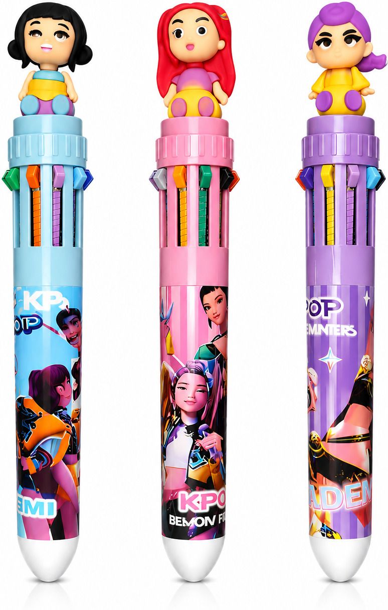 boenjoy K-Pop 10-in-1 Multicolor Pen Demon Hunters Ball Pen-picture-22