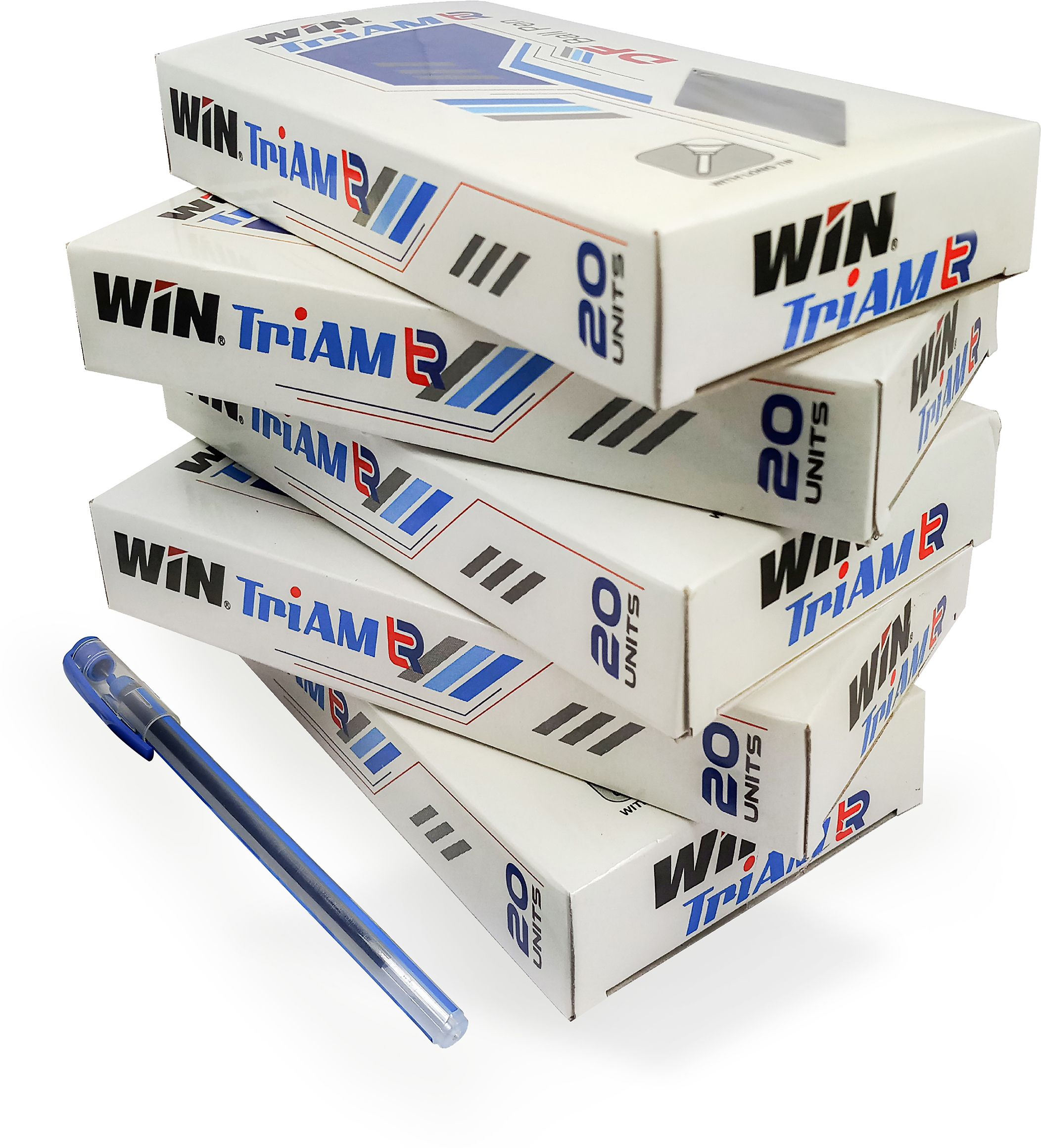 win Triam TR 80Pens (40 Blue & 40 Black ) | 0.7 mm Tip | One Times Use | Use & Throw Ball Pen-picture-10