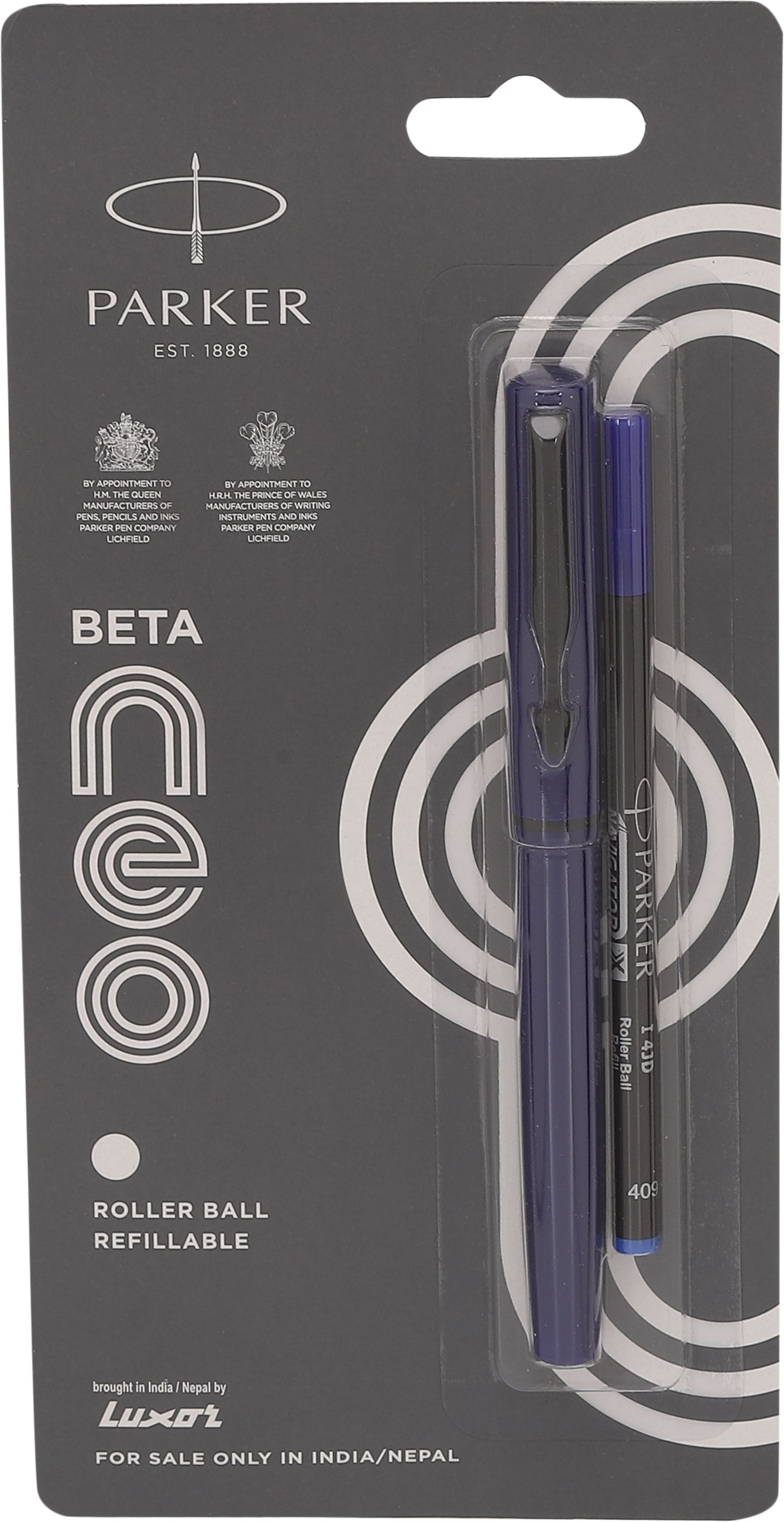 Beta Neo Chrome Trim| Blue Body Color| Roller Ball Pen-image-21
