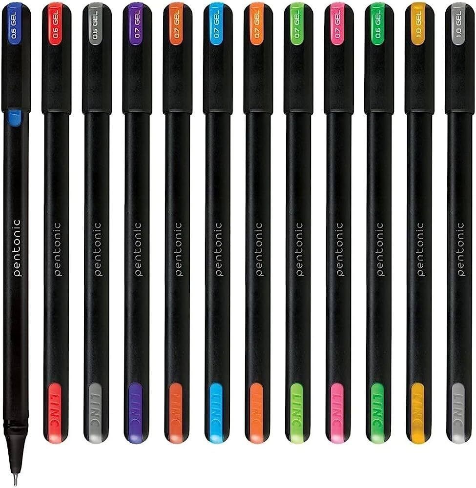 0.6 To 1.0mm Gel Pen Hard Box Case | Quick Dry, Waterproof Ink For Fast Writing Gel Pen