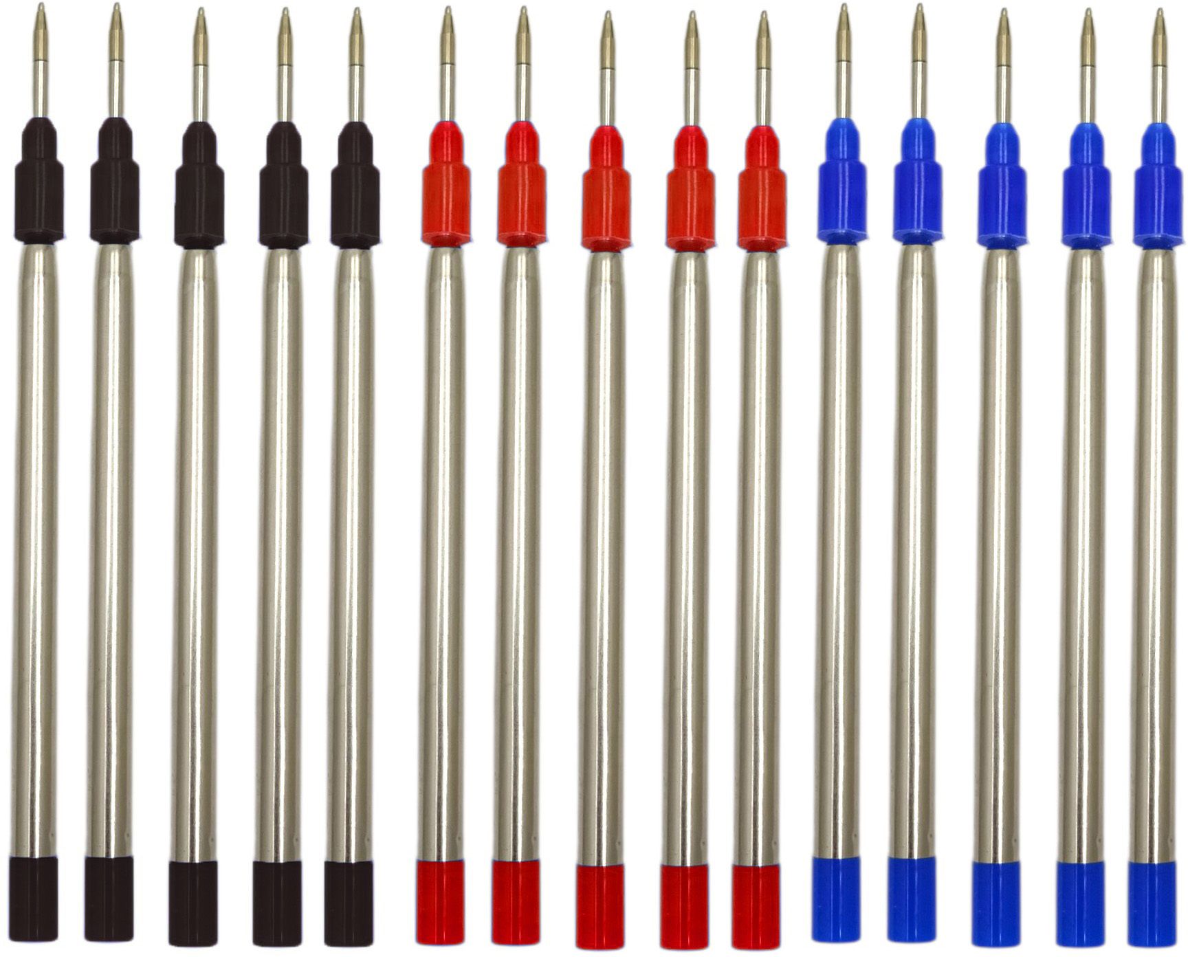 Premium Red, Black & Blue Ink 0.7mm Smooth & Smudge Free For Indian Roller Ball Refill-image-17