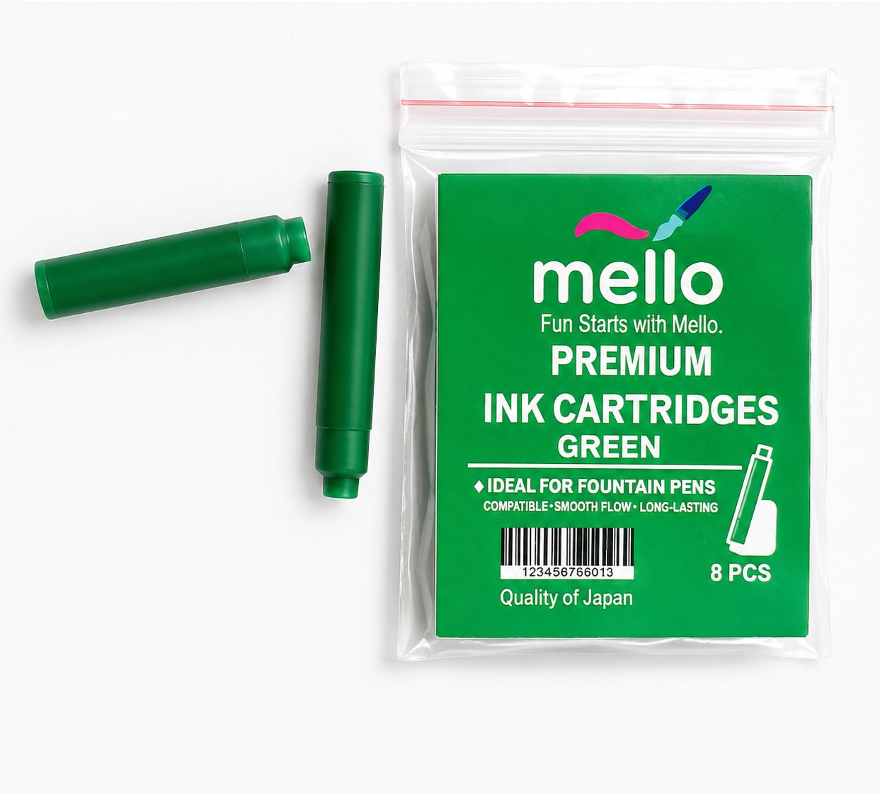 melio Fountain Pen Ink Cartridges,Universal Ink Refills for Compatible Fountain Pens Ink Cartridge-picture-25