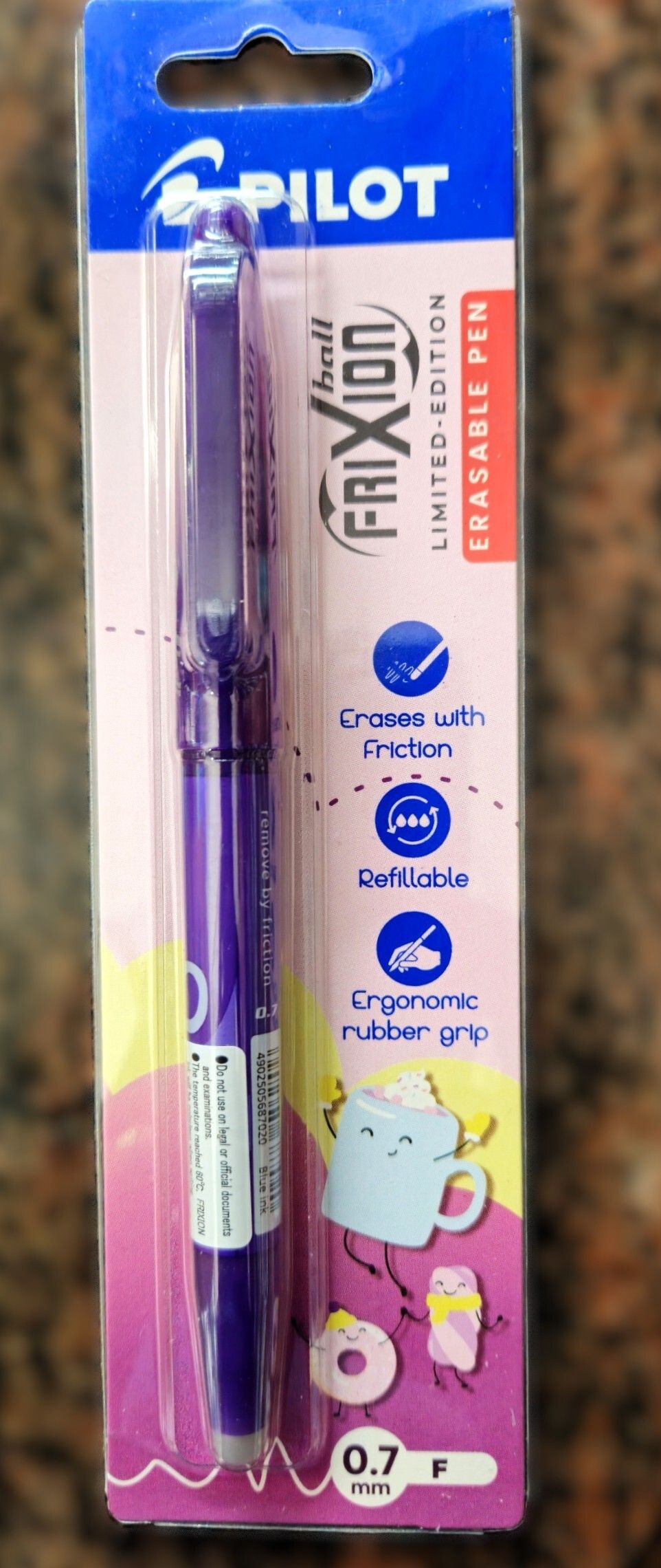FRIXION ERASABLE ROLLER BALL PEN | Body Clr - PURPLE |LIMITED EDITION|SET OF 1| Roller Ball Pen-image-41