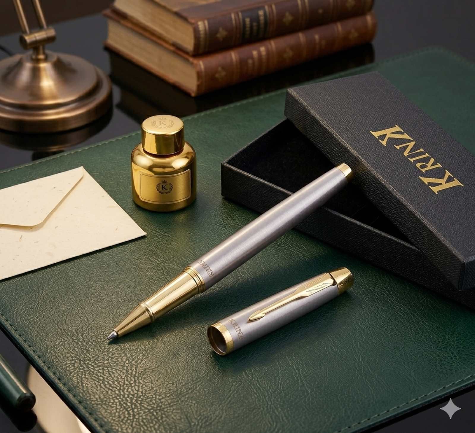 krink ® Core collection Metal pen silver and golden combination unique design Roller Ball Pen-picture-27