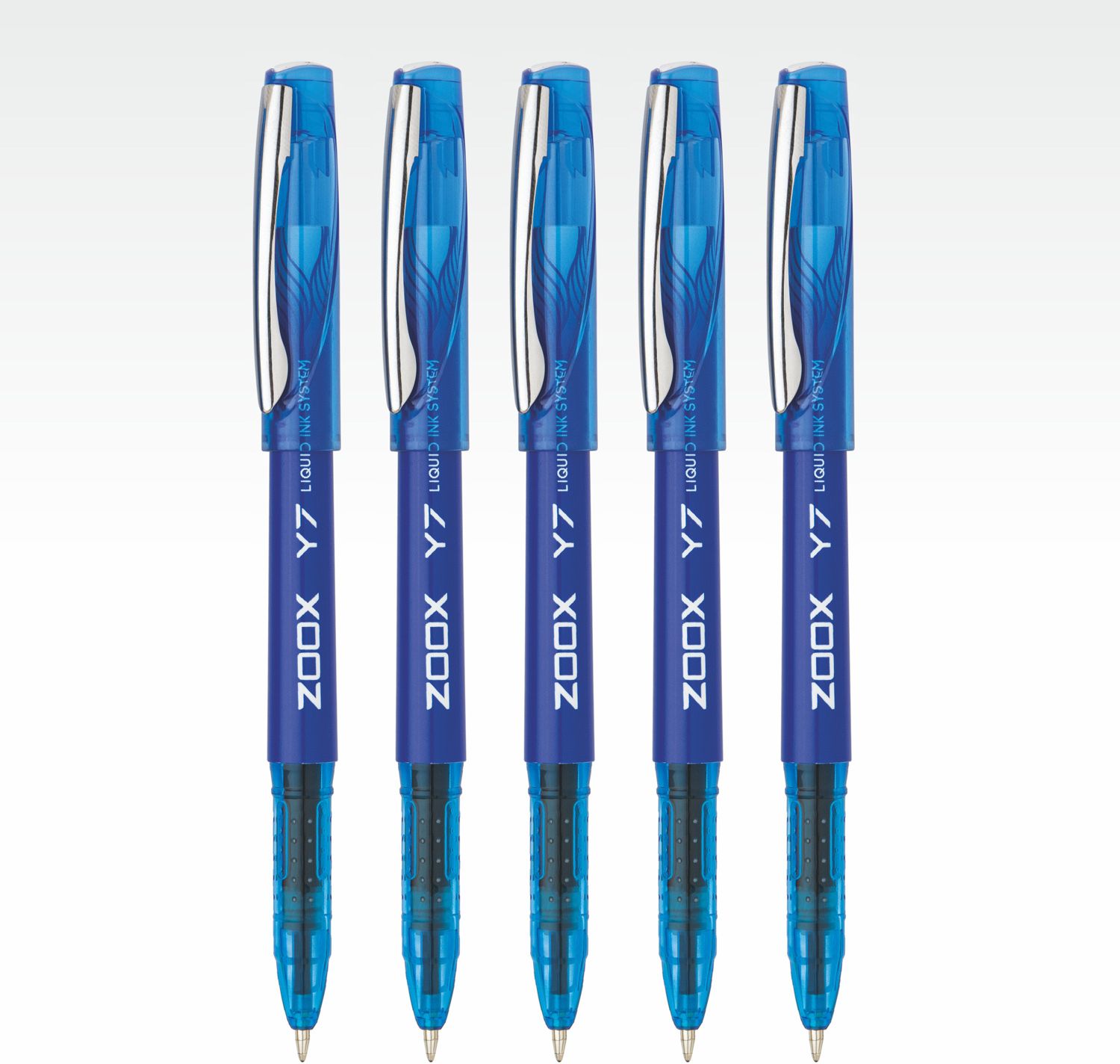 flair Zoox Y7 Sturdy Body Elegant Metal Clip With Dotted Texture & Jumbo Refill Ball Pen-picture-28