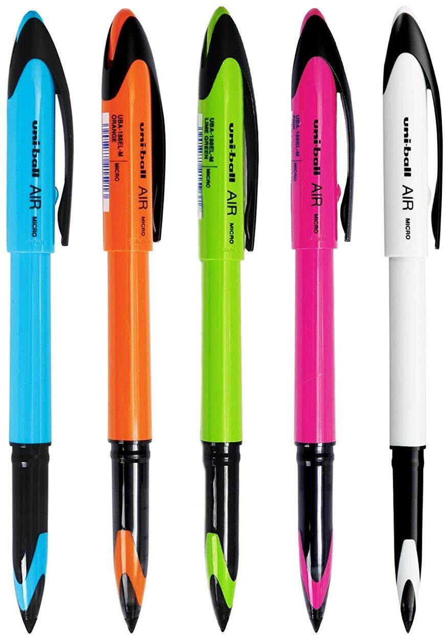 Air UBA 188 EL M 0.5 mm Roller Pen | Bold Ink & Smooth Writing | Ergonomic Grip Roller Ball Pen-image-42