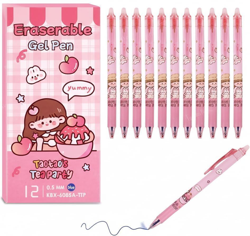 Erasable Gel Pens with Magic Eraser, Lightweight Pen with Comfortable Grip Gel Pen-image-10
