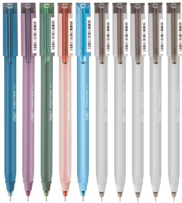 FIGHTER BALL PEN | 0.7 MM | 10 PENS | INK BLUE | Ball Pen-image-35