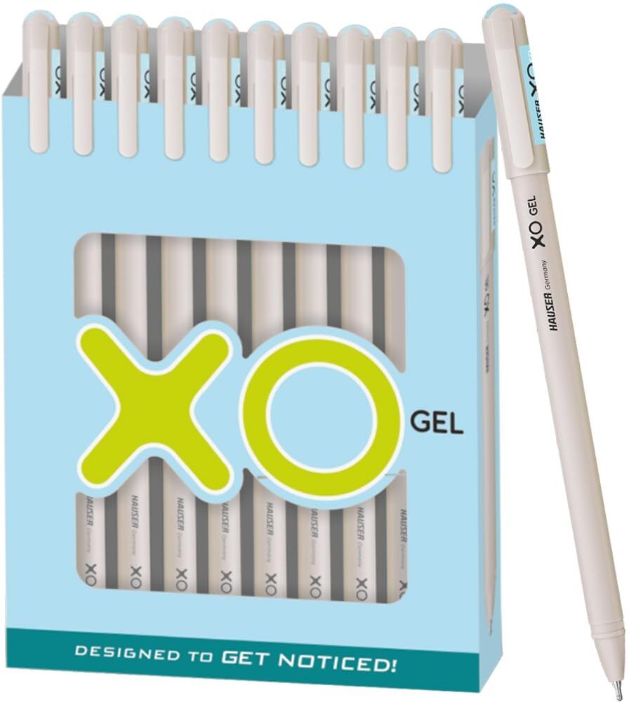 Hauser XO Gel Pen Pack Of 10 Blue Ink Gel Pen-picture-17