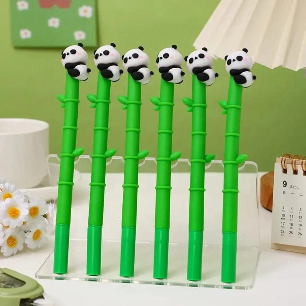 ps brother Panda on Bamboo Gel Pen, Cute Animal Theme, Birthday Return Gift, Gel Pen-picture-33