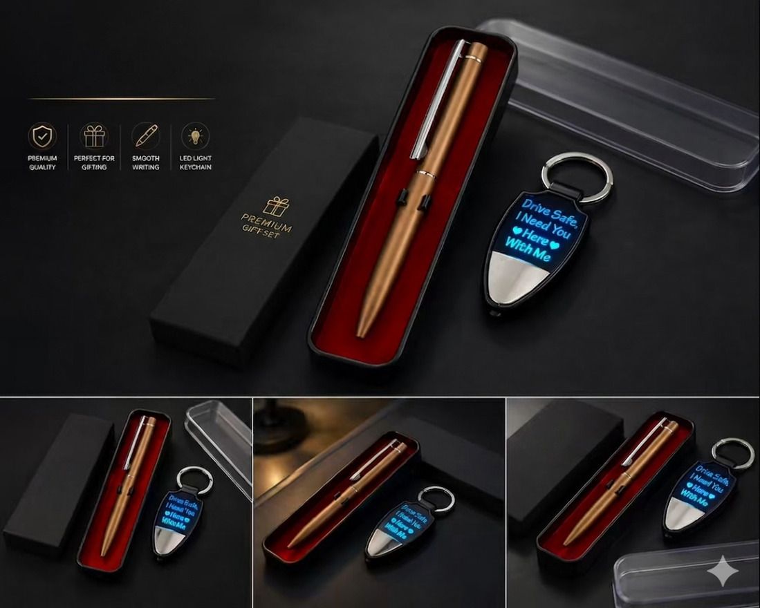 vira PAN WITH KEYCHAIN Pen Gift Set-picture-1
