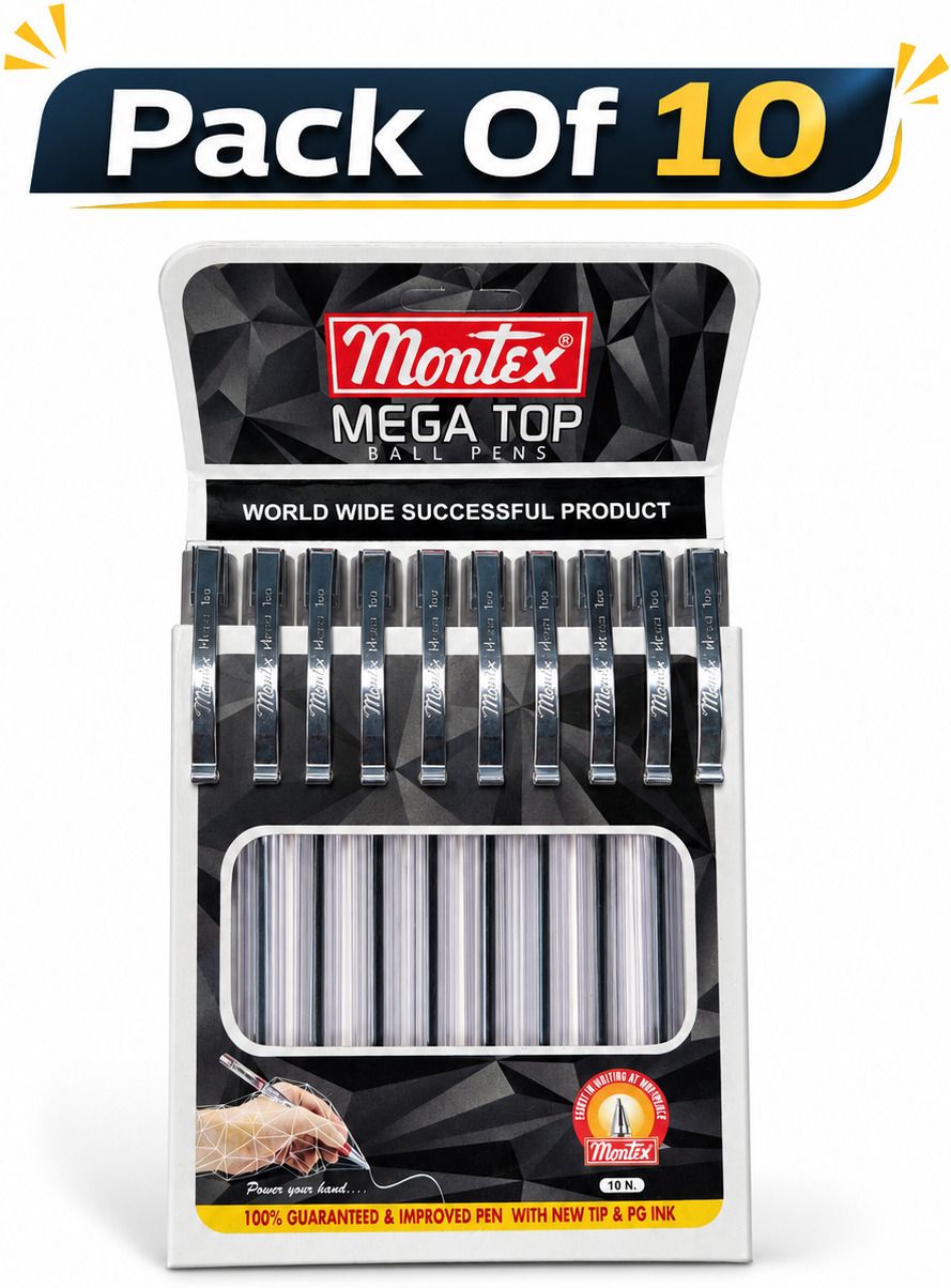 Montex Mega Top Black Premium Ball Pen-picture-5