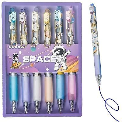 jbrstore Space Design Smooth Pens for Writing Class Notes & Journal Gel Pen-picture-46