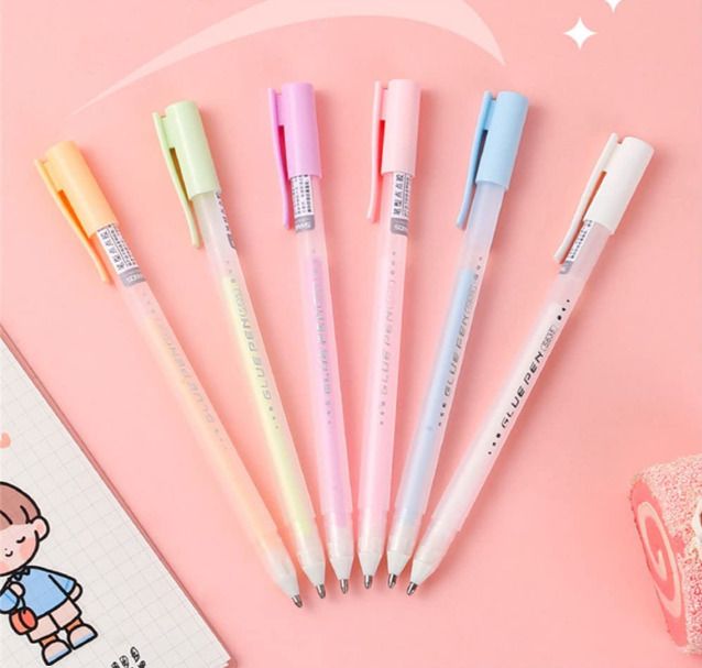 pmw Glue Pen/Crackles Mess Free Liquid Glue Pens for School Art & Craft Multi-function Pen-picture-35