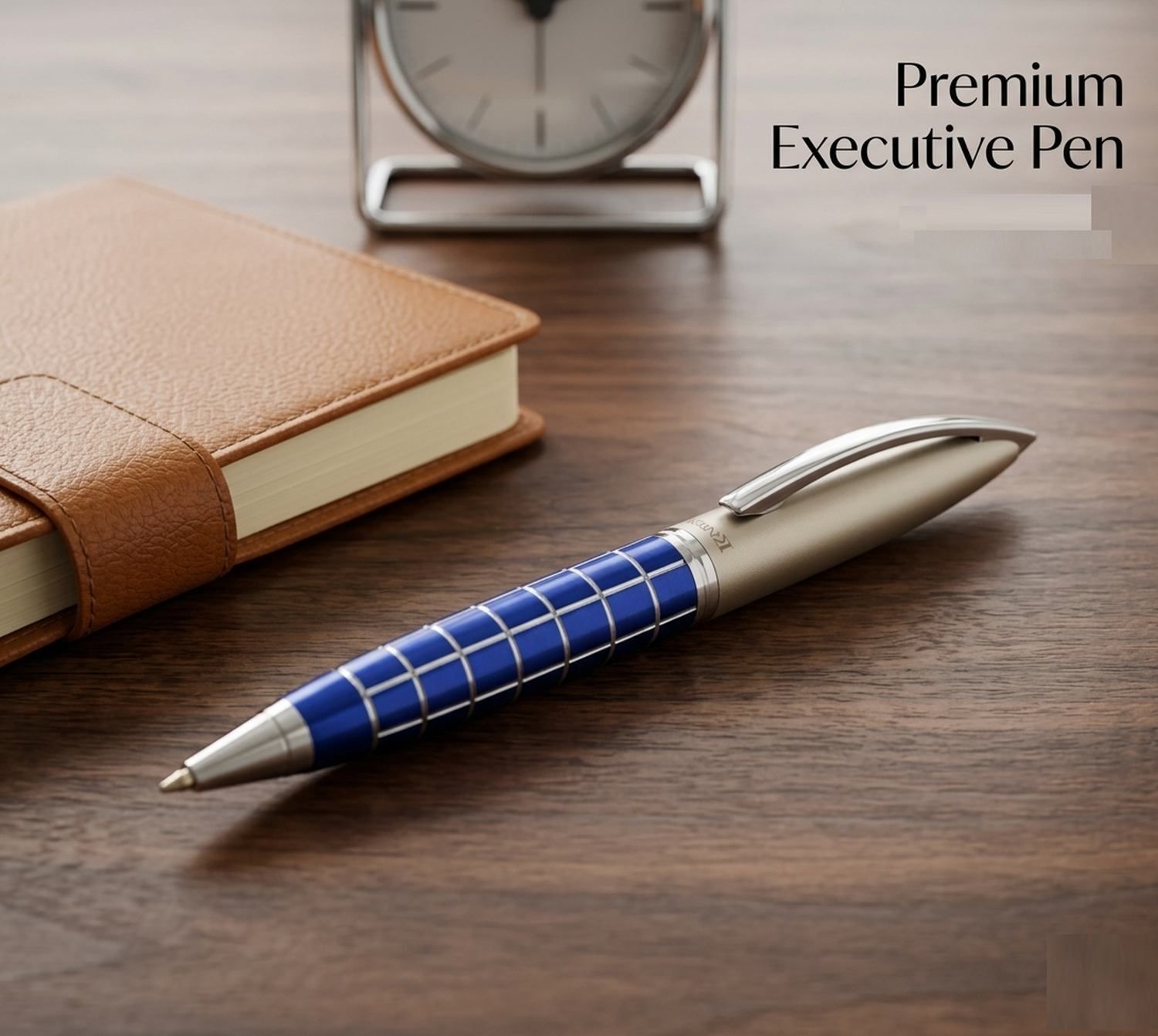 ® Core collection Ball pen Blue & Silver Ball Pen with Metal Finish | Metal Ball Pen-image-12
