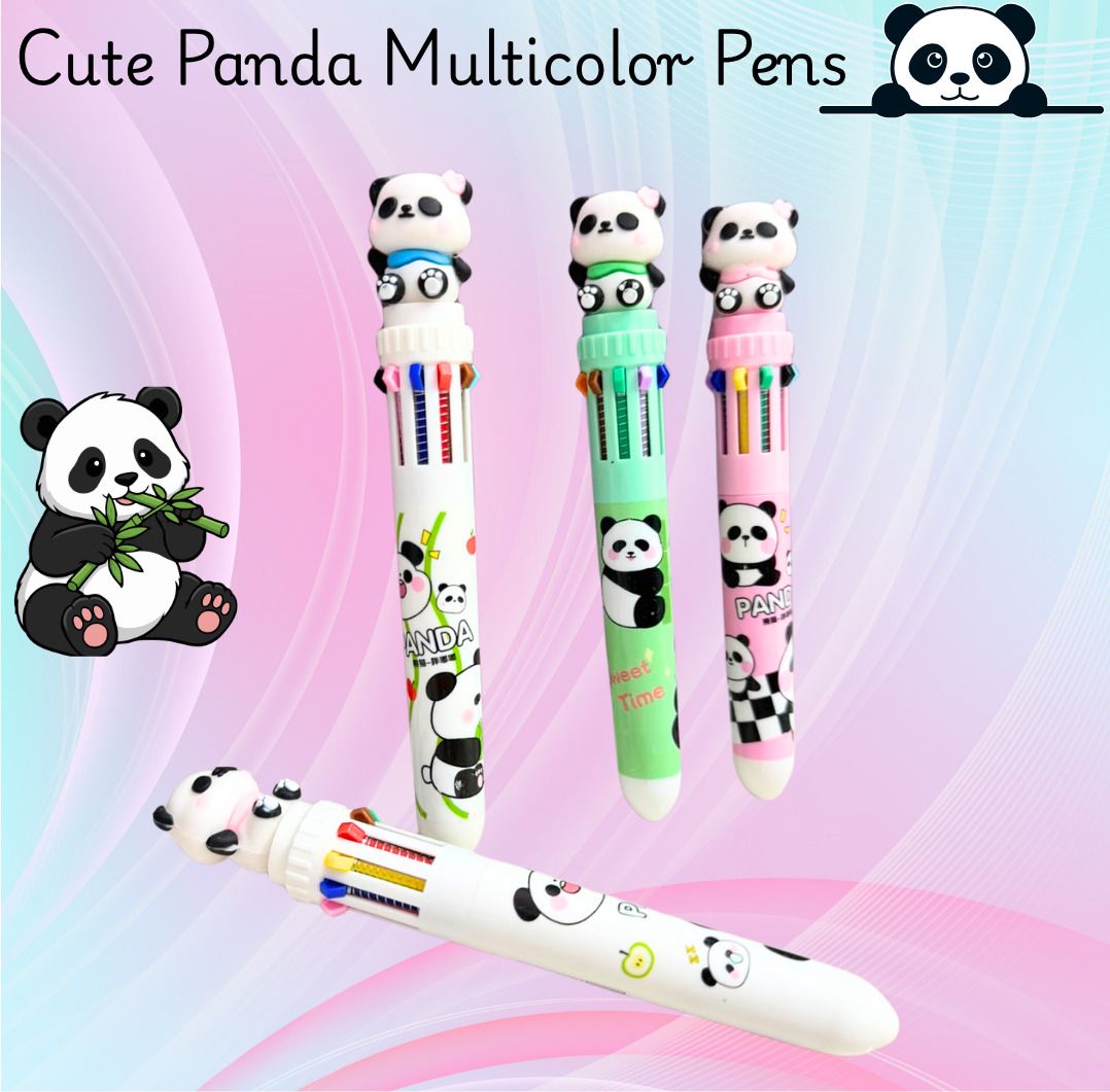 mipassionstore Panda Multicolor Pen Ball Pen-picture-4