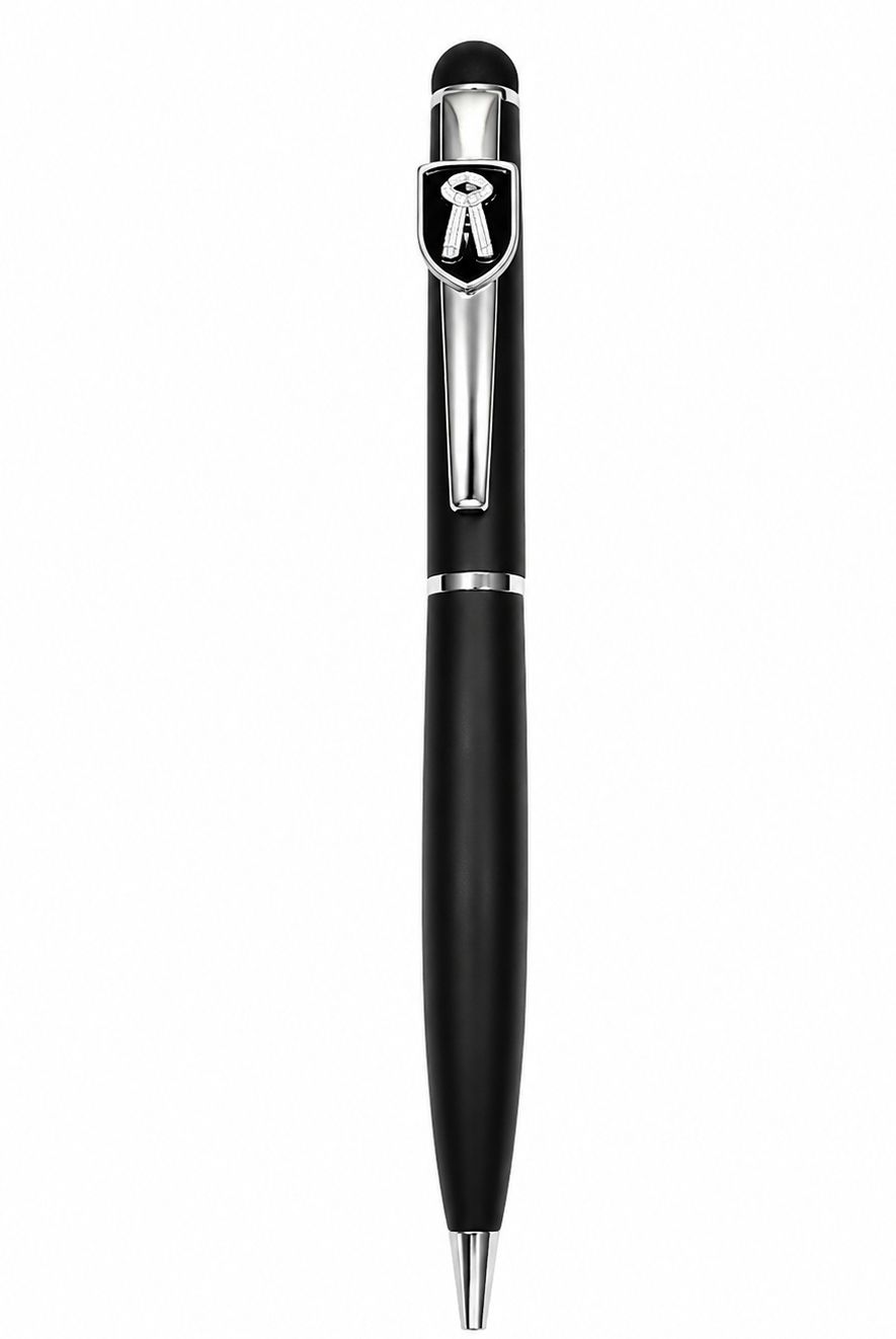 Advocate Metal Ball Pen with Transparent Gift Box | Black Ink Ball Pen-image-11