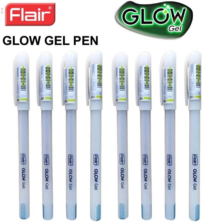 [Glows In The Dark] | Waterproof Gel Pen 0.7mm Blue Ink| Lightweight | Gel Pen-image-2