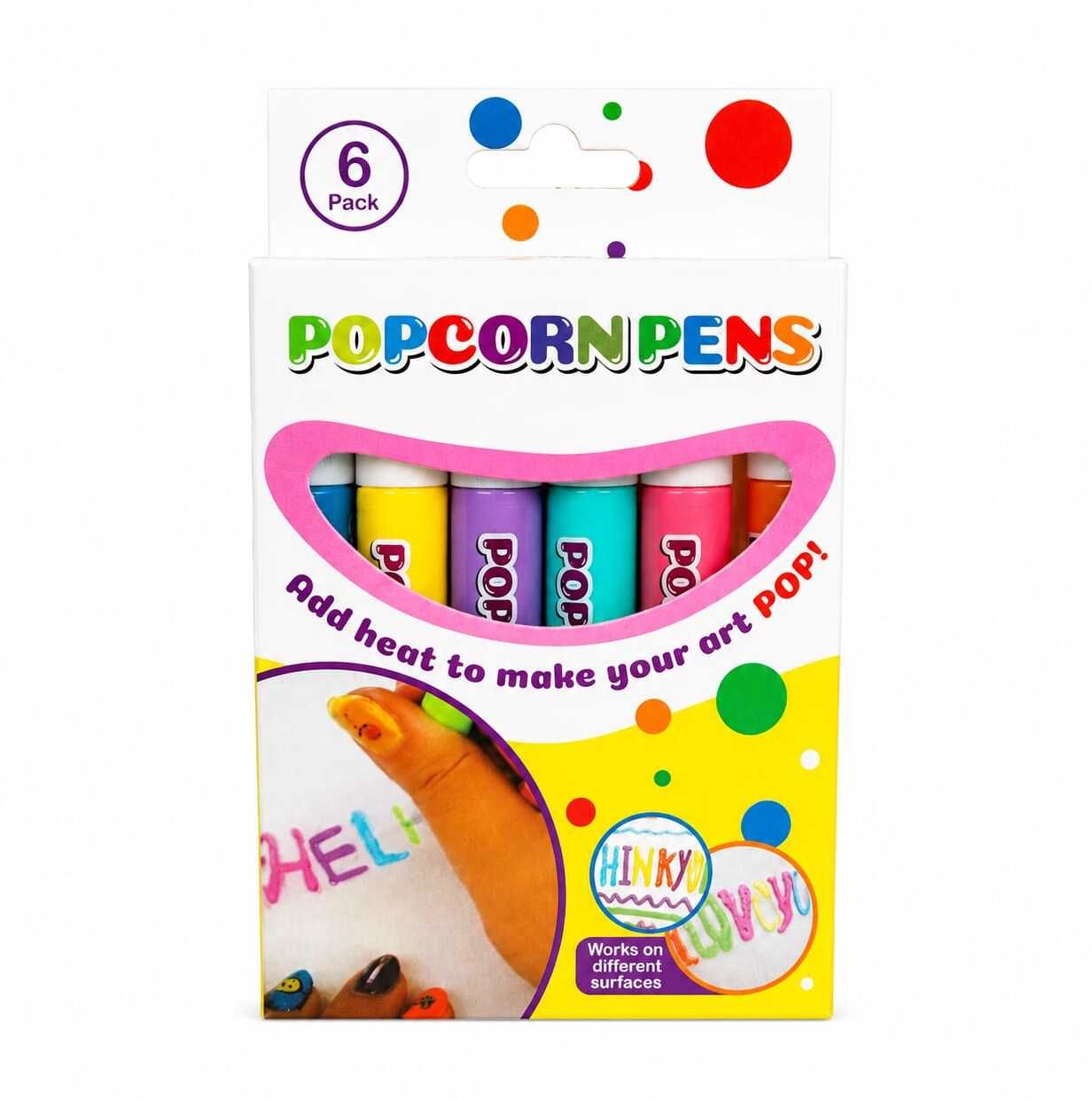 tera13 Creative Popcorn Pens for Kids |3D DIY Art & Craft Heat Activated Paint Pen Set Pen Gift Set-picture-45