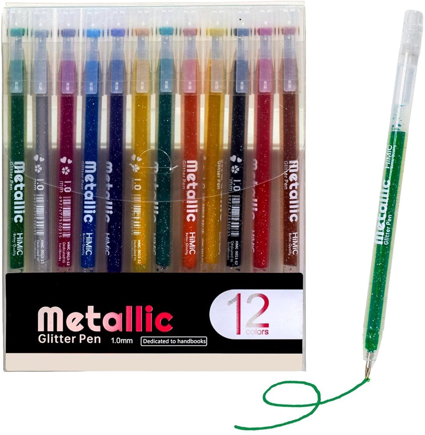 sadruchi Metallic Glitter Pen Set | Color Sketching & DIY Art Pens for Kids & Adults Gel Pen-picture-23