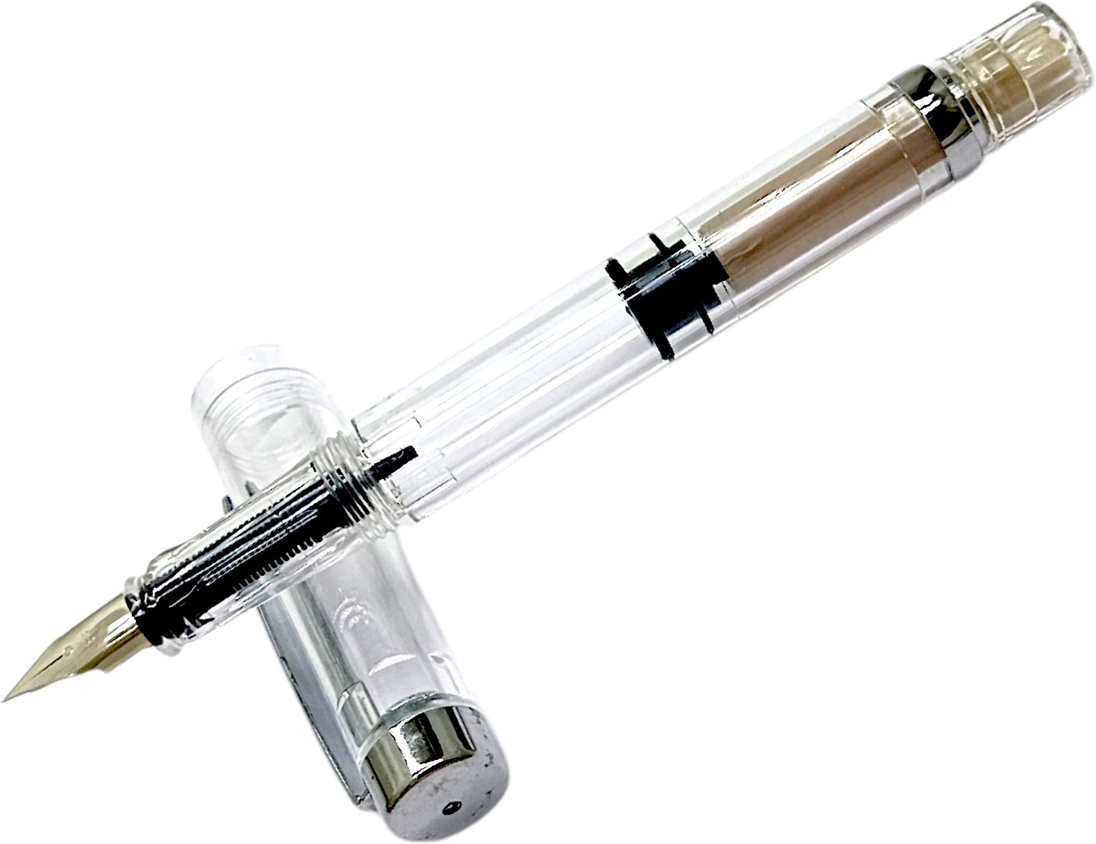 Premium Student Series 199 Brown Designer Demonstrator Fine Nib Best Gift Fountain Pen-image-21