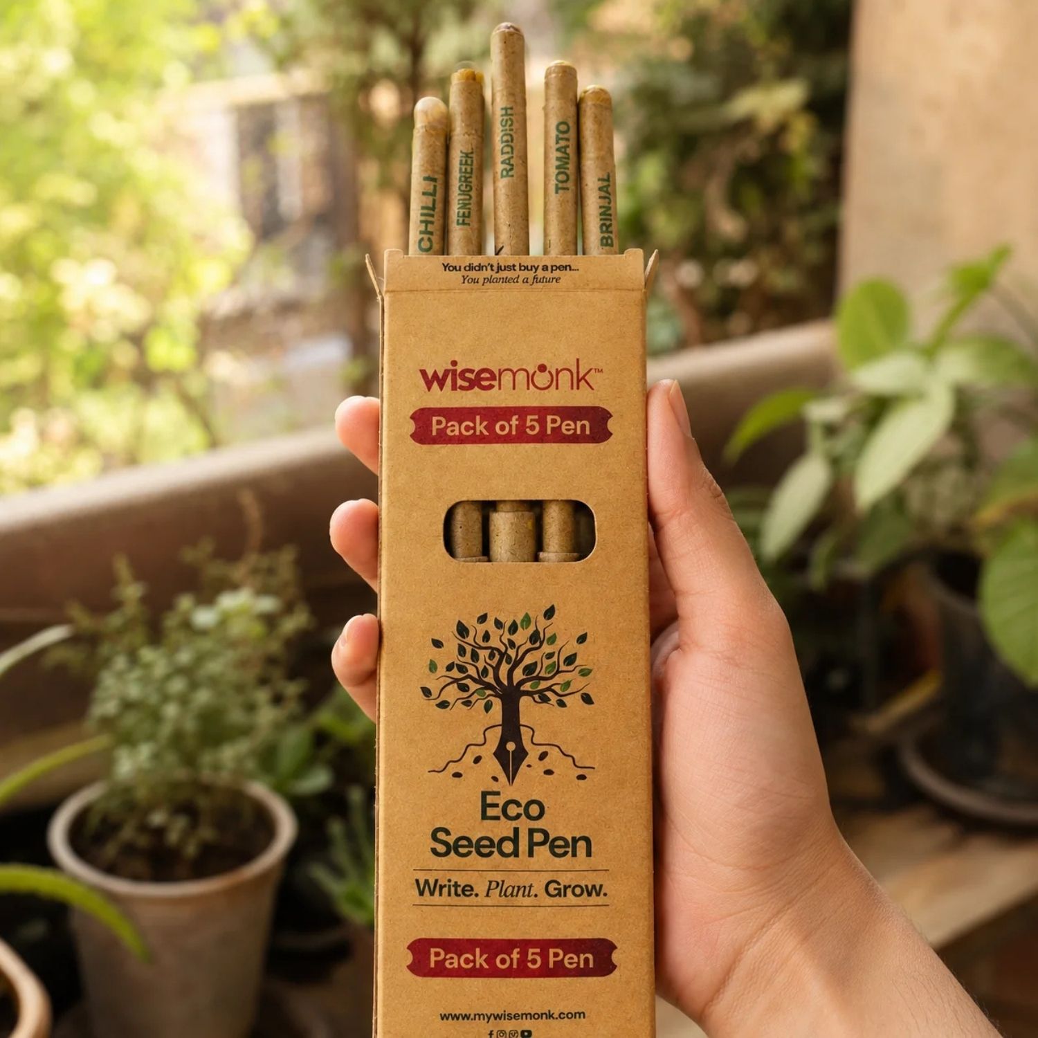 wise monk Plantable Seed Pen Multi-function Pen-picture-36