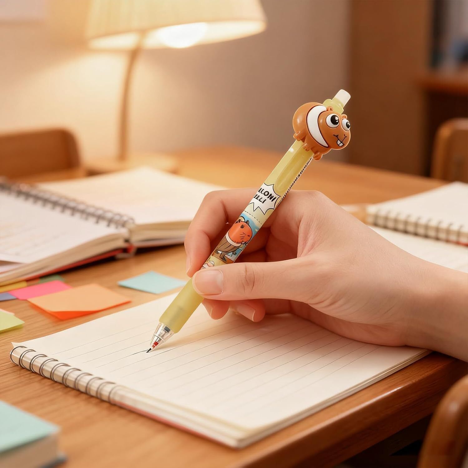 krishnaya Cartoon Design Erasable Gel Pen Set for School & Office Use 4 Piece Gel Pen-picture-37