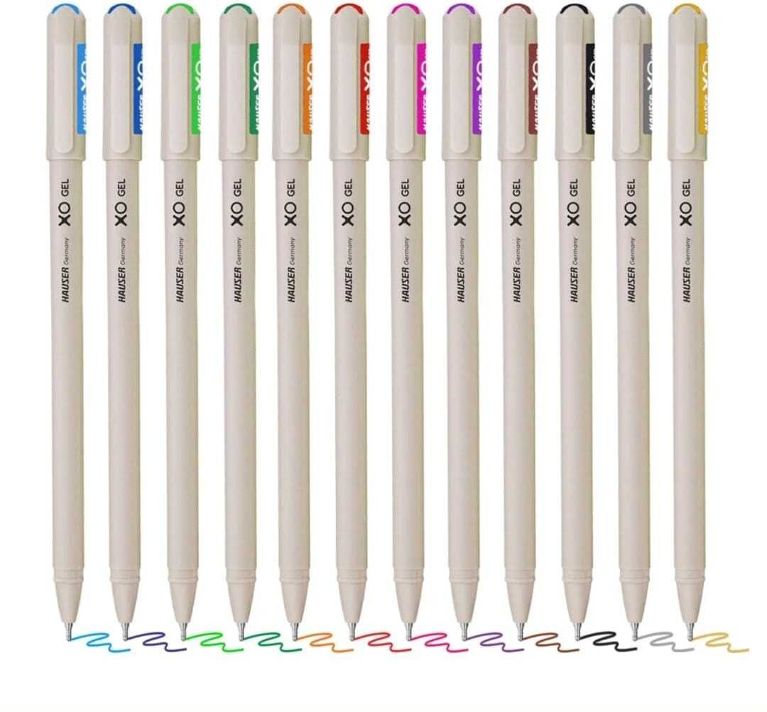 firstchoice XO Multicolor Gel Pen with Hard Box Case | Set Of 12 Bright Ink Colors Gel Pen-picture-20