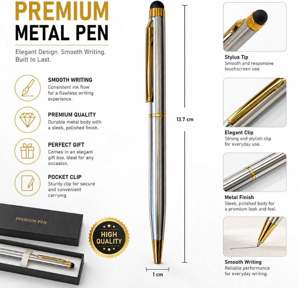 vira SLIM METAL PEN Ball Pen-picture-14