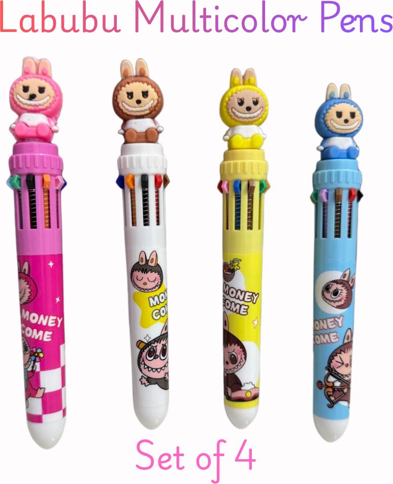 Labubu Multicolor Pen Ball Pen-image-6
