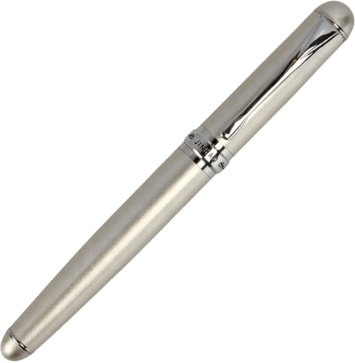 HoneyLush Jinhao X750 Silver Shine Fountain Pen Medium Nib Silver Trim Fountain Pen-image-31
