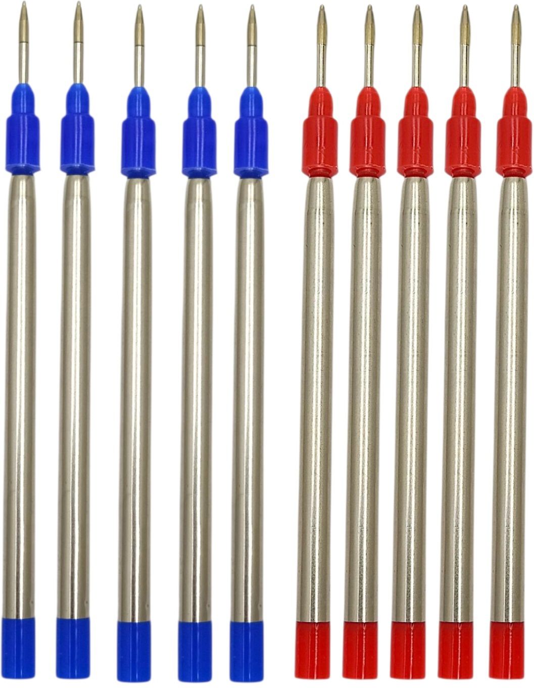 Premium Red & Blue Ink 0.7mm Smooth & Smudge Free For Indian Roller Ball Refill-image-26