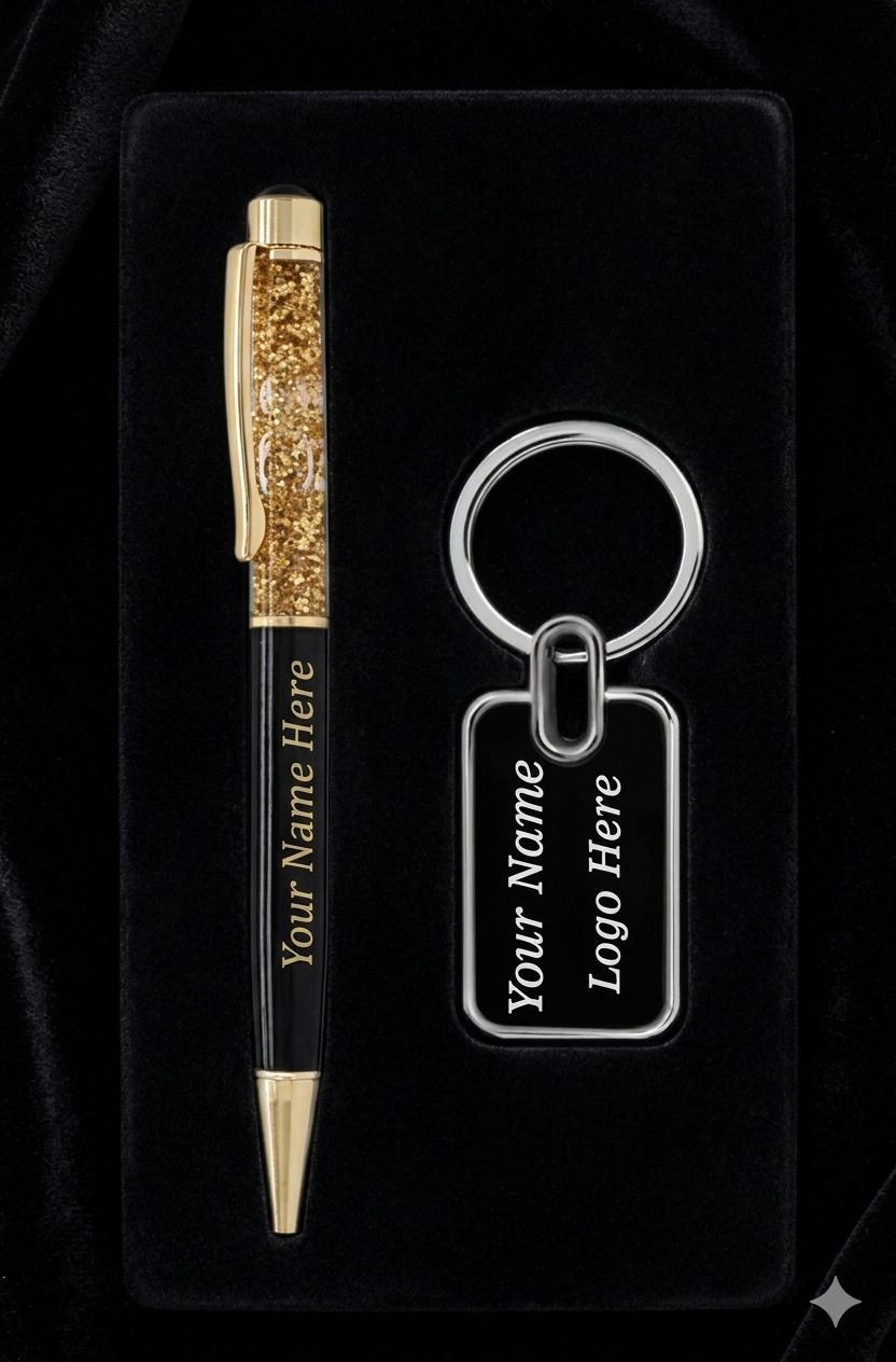 rewill Personalized Gifts Customized Pen With Name Keychain Set Ball Pen-picture-45
