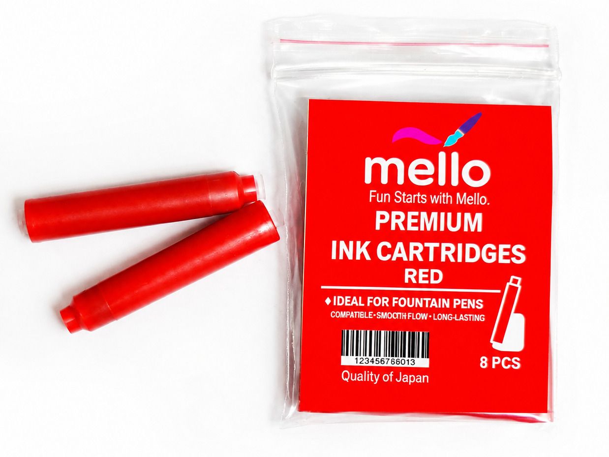 melio Fountain Pen Ink Cartridges,Universal Ink Refills for Compatible Fountain Pens Ink Cartridge-picture-22