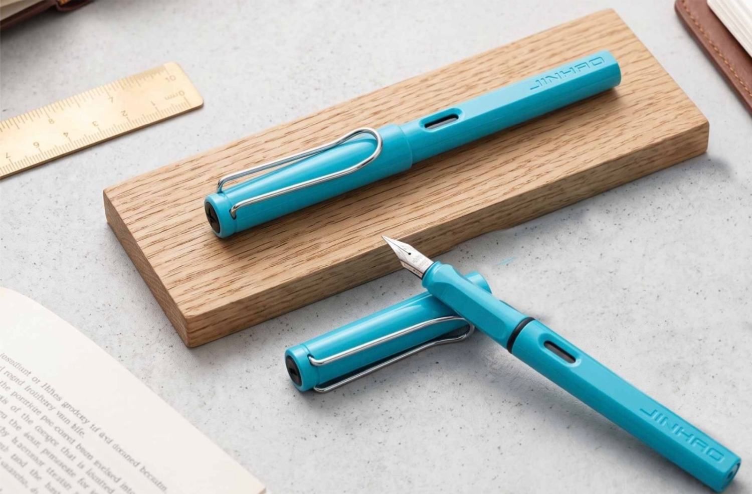 krink Krink® Antique Blue Collection Fountain Pen Smooth Writing & Lamy look Design Fountain Pen-picture-14