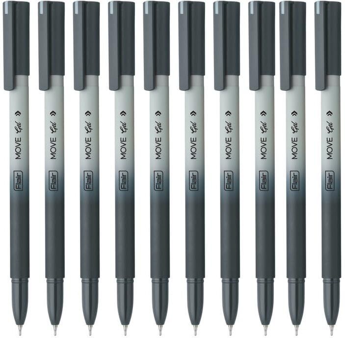flair MOVE GEL BLACK PEN Gel Pen-picture-10