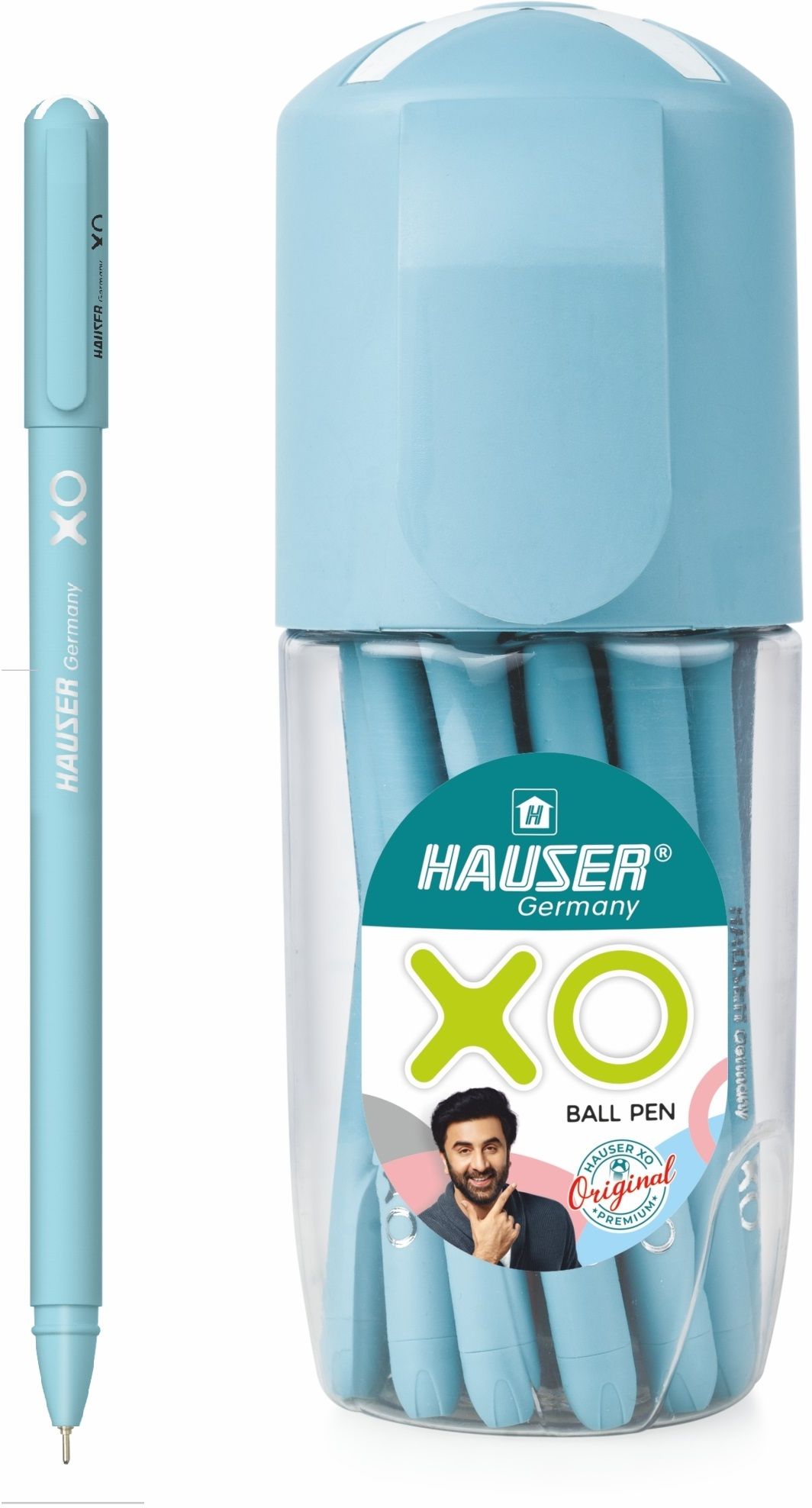 hauser XO Ball Pen Pack of 20 in Pen Shape Jar Packaging Ball Pen-picture-14