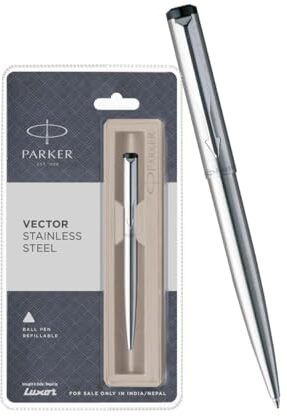parker Vector Stainless Steel, Chrome Trim Ball Pen-picture-28