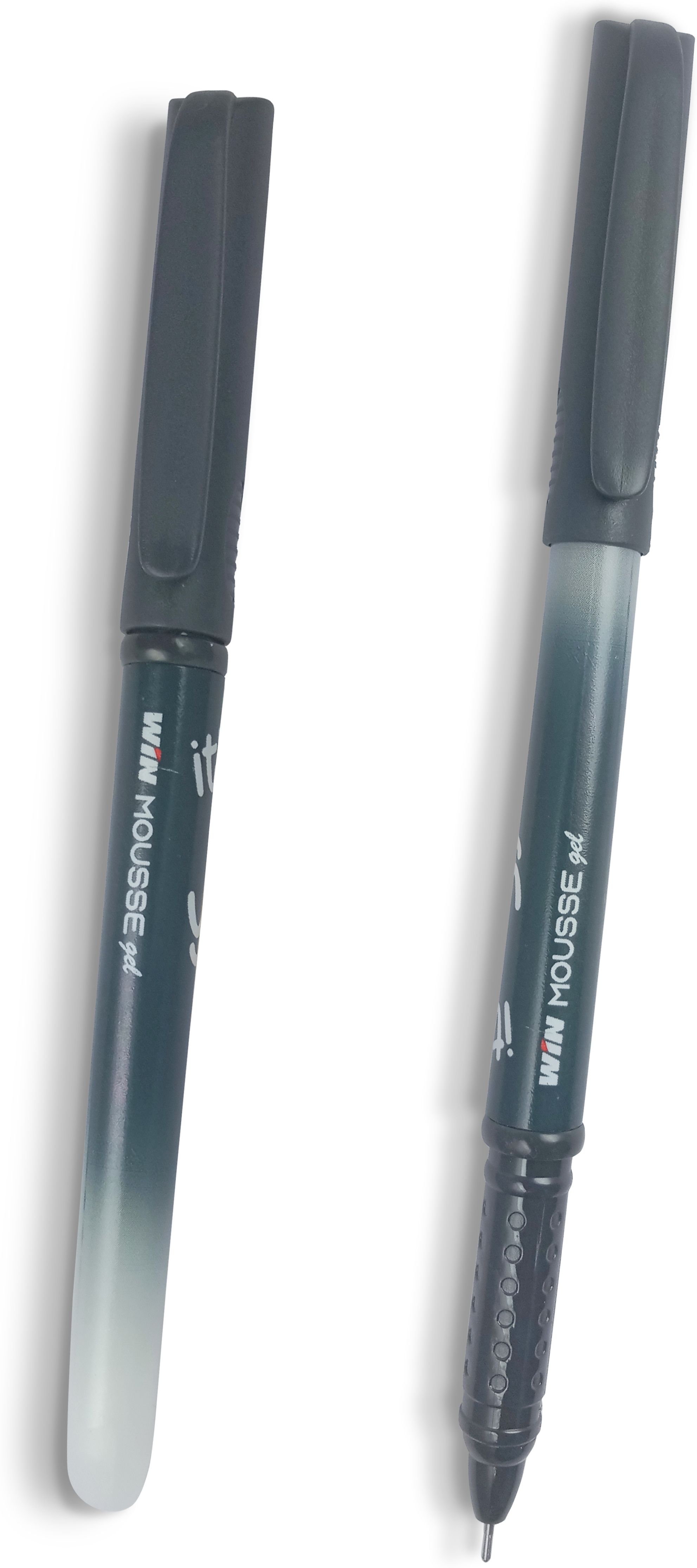 WIN Mousse Gel Pen | Black Ink | Fine Tip | Smooth Writing | Soft Grip Gel Pen-picture-22